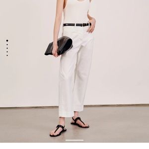 Nili Lotan white Tomboy pants- new with tags size 0